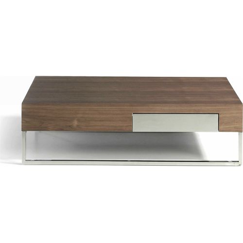 Table Basse Bois Foncé 120x70x33cm