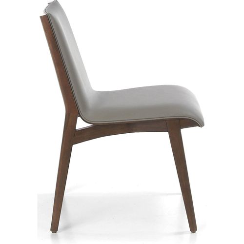 Chaise Simili-cuir Marron 46x59x82cm