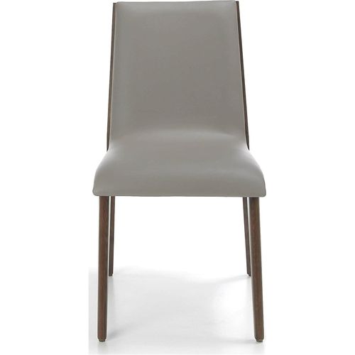 Chaise Simili-cuir Marron 46x59x82cm