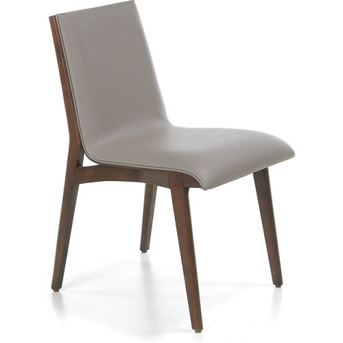 Chaise Simili-cuir Marron 46x59x82cm