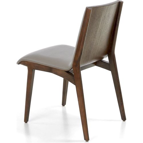 Chaise Simili-cuir Marron 46x59x82cm