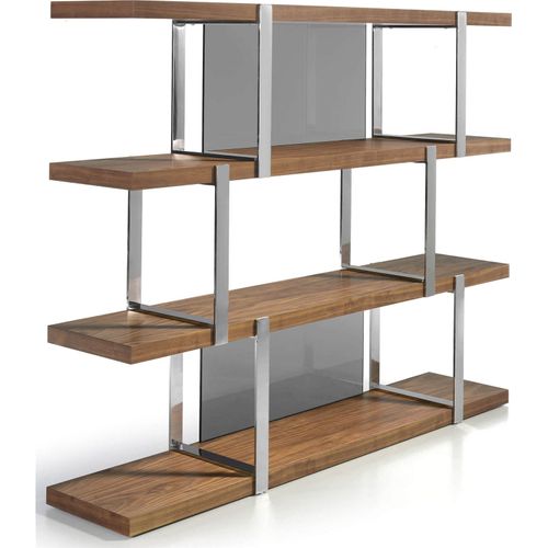 Étagère Bois Foncé 180x40x146cm