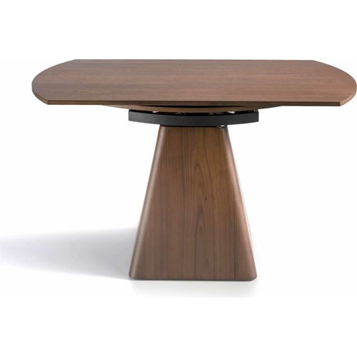 Table à Diner Bois Foncé 140x140x75cm