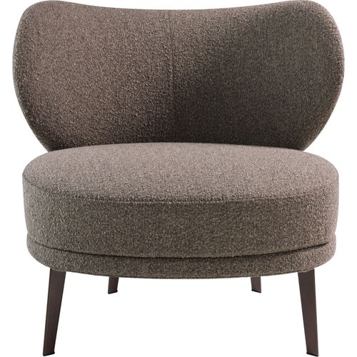 Fauteuil Tissu Marron 82x84x76cm