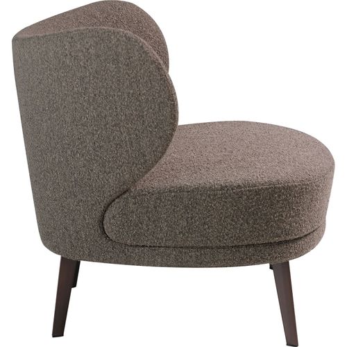 Fauteuil Tissu Marron 82x84x76cm