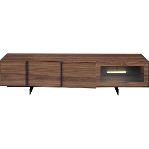 Meuble TV Bois Foncé 200x55x48cm