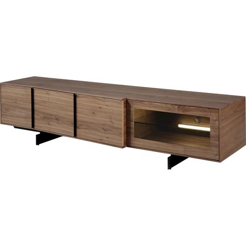 Meuble TV Bois Foncé 200x55x48cm