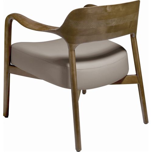 Fauteuil Simili-cuir Bois Foncé 70x62x72cm