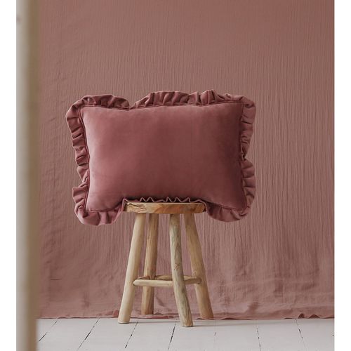 Coussin Molletonné Bébé Rectangle Rose 60x40x10cm