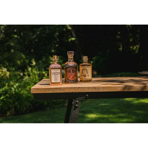 Console Chevron Bazar Bizar Élégance Bois Fer