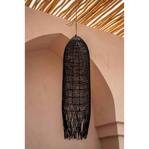 Abat-jour Calamar Tissé En Rotin