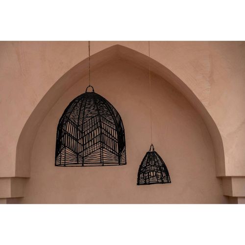 Suspension Rotin Tissé Main Bala