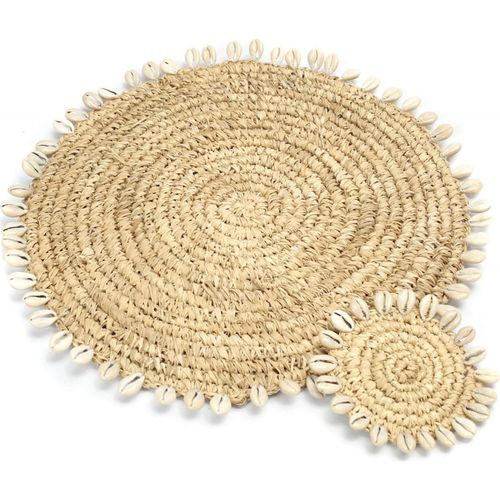 Set De Table Coquillage Raphia Bazar Bizar