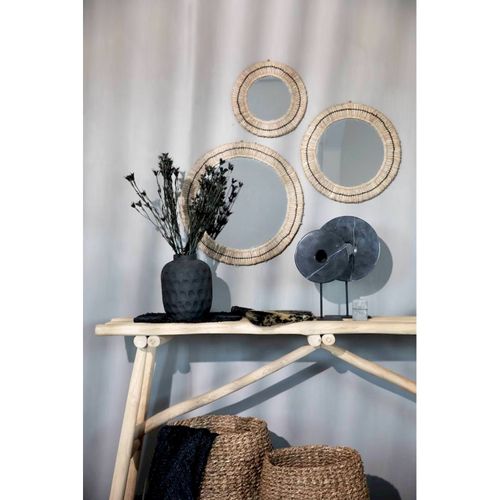 Miroir Gajih En Raphia Par Bazar Bizar