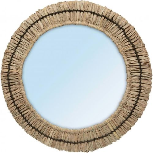 Miroir Gajih En Raphia Par Bazar Bizar