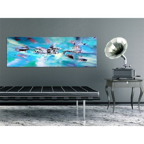 Tableau Snow Fun Narrow 150 X 50 Cm Bleu