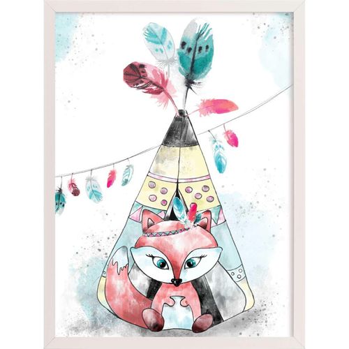 Tableau Cadre Blanc Tipietrenard - 30 X 40 Cm