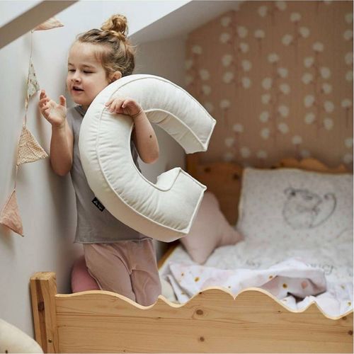 Coussin En Velours Lettre A