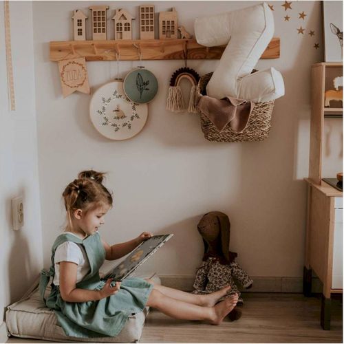 Coussin En Velours Lettre S