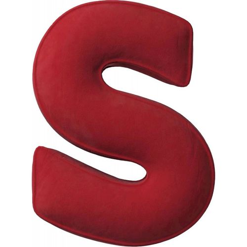 Coussin En Velours Lettre S
