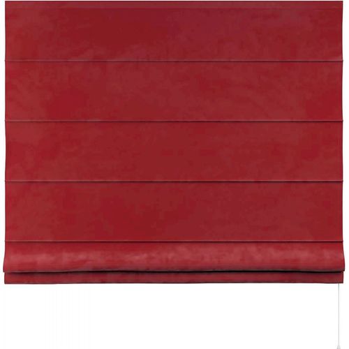 Store Vénitien Occultant Posh Velvet En Velours 160 X 170 Cm Rouge