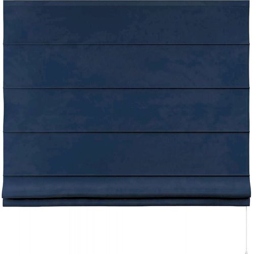 Store Vénitien Occultant Posh Velvet En Velours 160 X 170 Cm Bleu