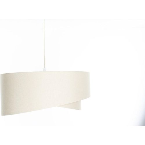 Luminaire Suspendu Cylindre Beige Au Design Épuré