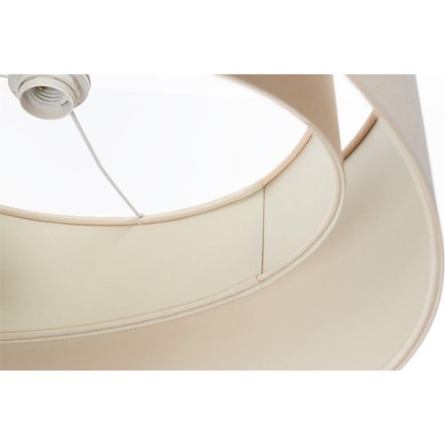 Luminaire Suspendu Cylindre Beige Au Design Épuré