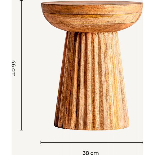 Table Basse Plissé Wood