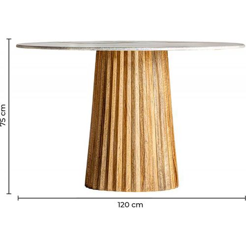 Table De Salon Plissé Wood