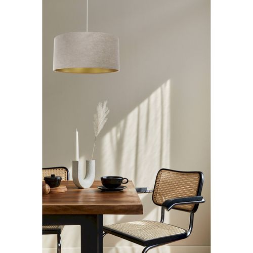 Suspension Glamour Ø 40 Cm - H20 Cm Beige