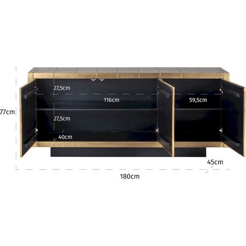 Bahut Collada 3 Portes