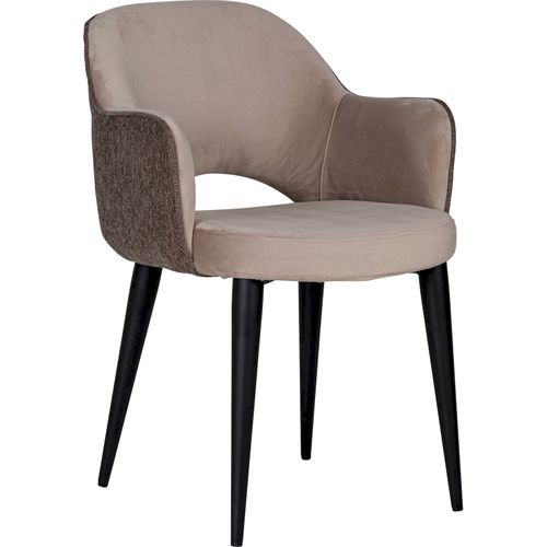 Fauteuil Giovanna Avec Accoudoir Quartz Alaska