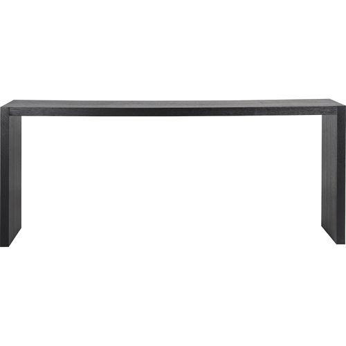 Console Moderne En Bois Noir Pour Intérieurs Contemporains