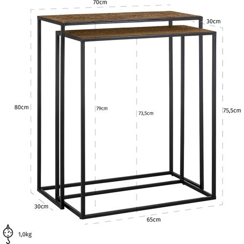 Console Bristol Lot De 2