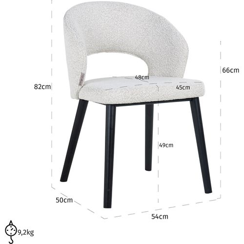 Chaise Savoy Bouclé
