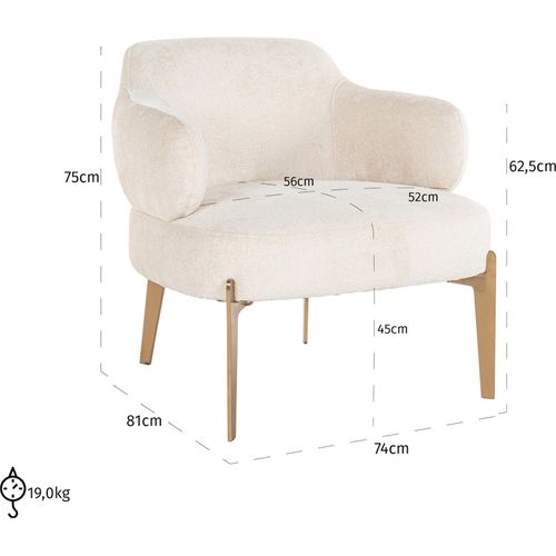 Fauteuil Venus Chenille