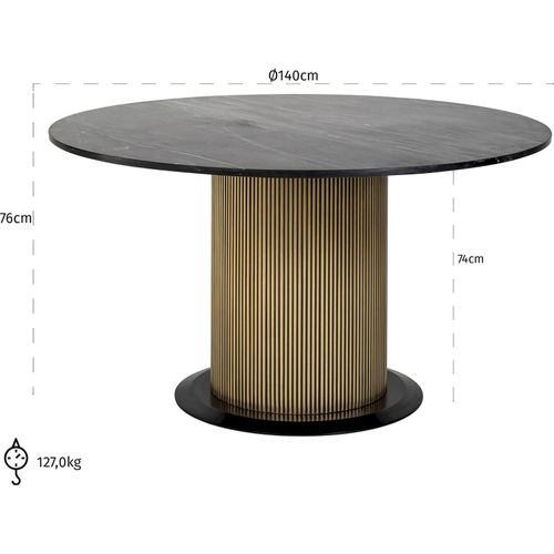 Table à Dîner Ironville Ø140