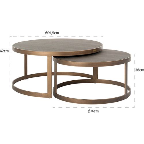 Tables Gigognes Bloomville Lot De 2