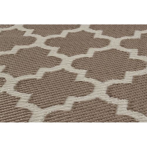 Tapis Tissé Extérieur Scoobi Ethnique 120 X 160 Cm Beige