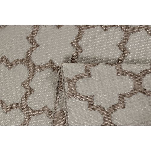 Tapis Tissé Extérieur Scoobi Ethnique 120 X 160 Cm Beige