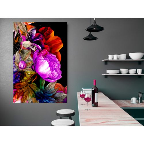 Tableau Couleurs D'été Partie 1 20 X 30 Cm Violet