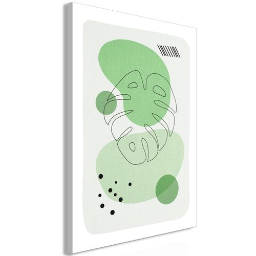 Tableau Green Esthétique De Monstera Partie 1 20 X 30 Cm Vert