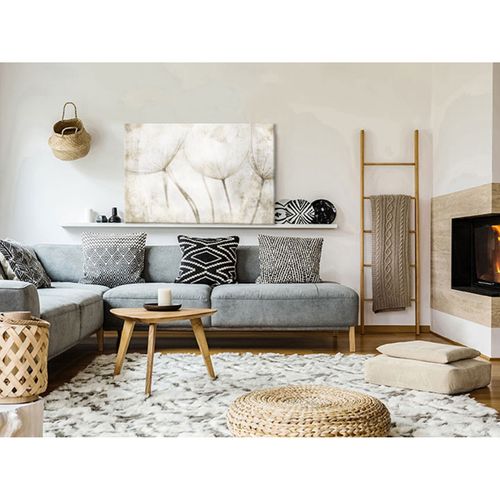 Tableau Peaceful Tale Partie 1 Large 30 X 20 Cm Beige