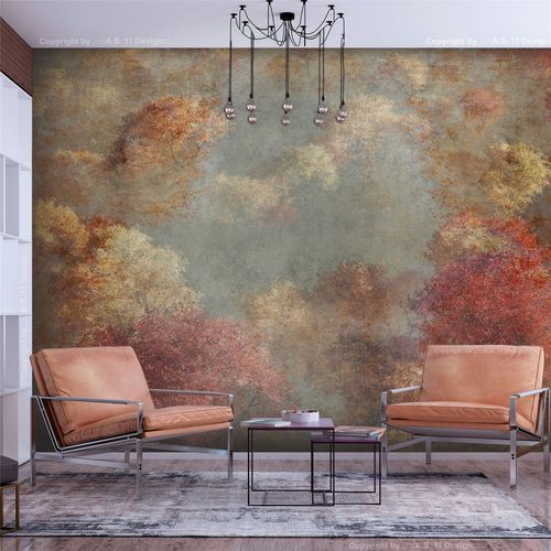 Papier Peint Autumn Trees 400 X 280 Cm Marron