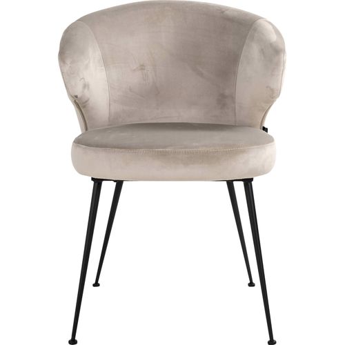 Chaise Xandra Confort Velours Kaki Richmond