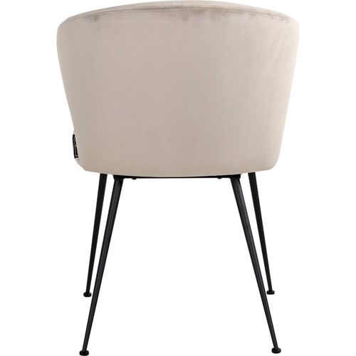 Chaise Xandra Confort Velours Kaki Richmond