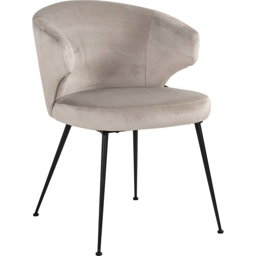 Chaise Xandra Confort Velours Kaki Richmond