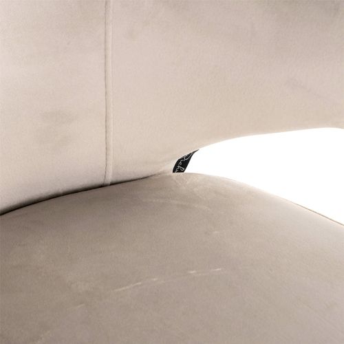 Chaise Xandra Confort Velours Kaki Richmond