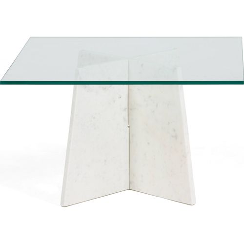 Table Basse Design En Marbre Blanc